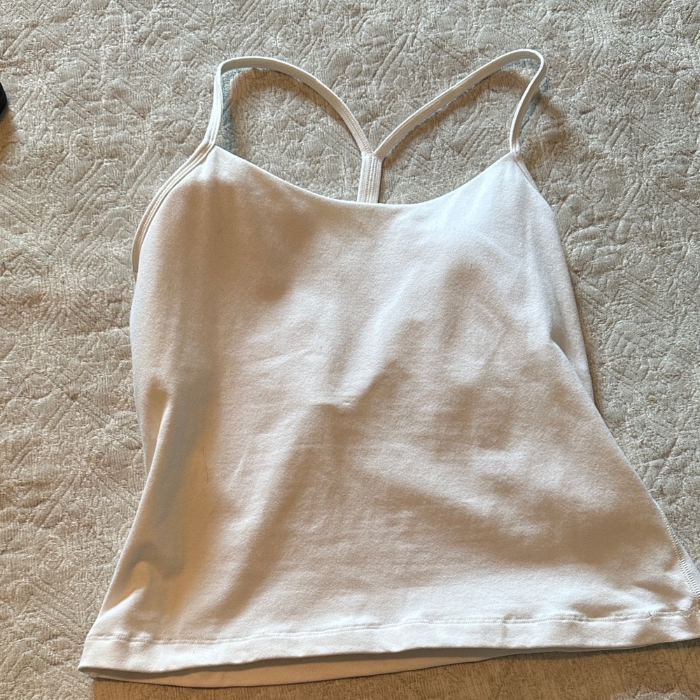 Lululemon Athletica White racerback Top